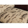 American Furniture Classics Angler's Cove Arm Chair with Matching Ottoman