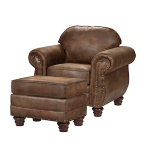 American Furniture Classics Sedona Arm Chair with Matching Ottoman