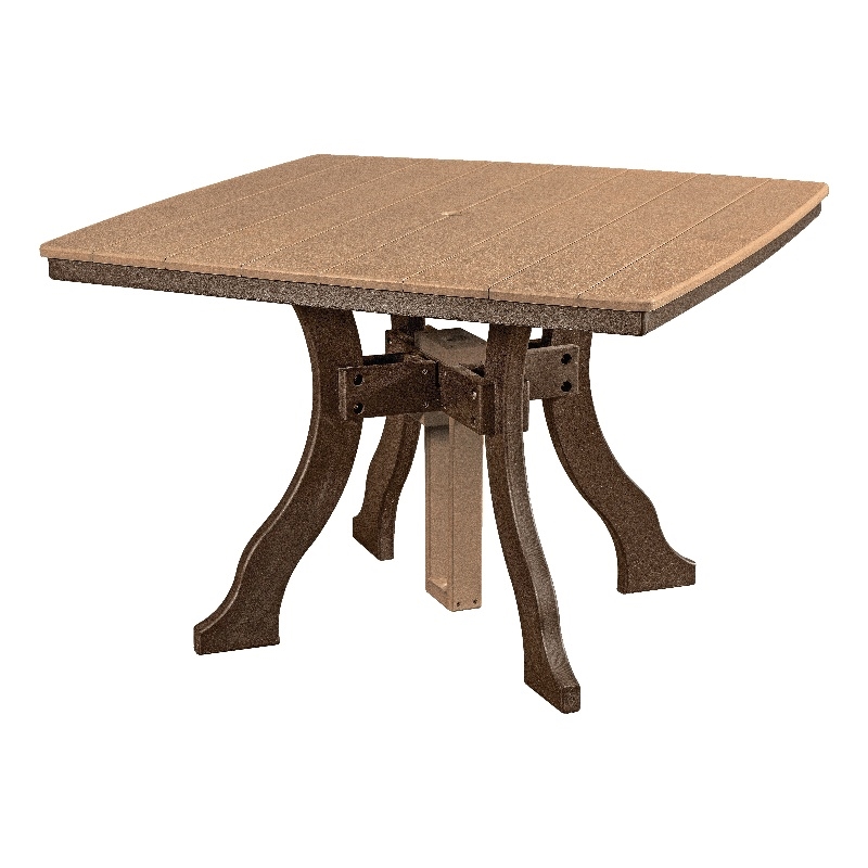 Dining Height Square Table in Cedar/Tudor