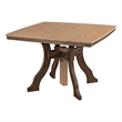 Dining Height Square Table in Cedar/Tudor