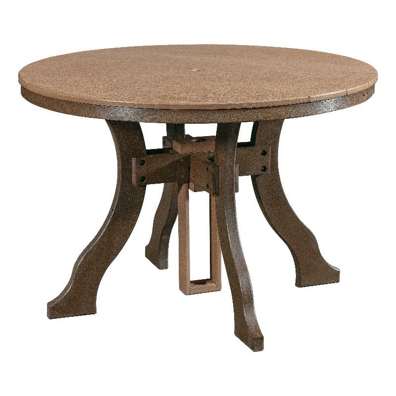 Dining Height Round Table in Cedar/Tudor