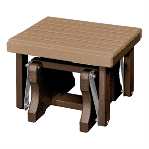 Gliding Ottoman in Cedar/Tudor Made in the USA