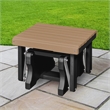 Gliding Ottoman in Cedar/Black Made in the USA