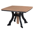Five Piece Square Dining Height Dining Set in Cedar/Black