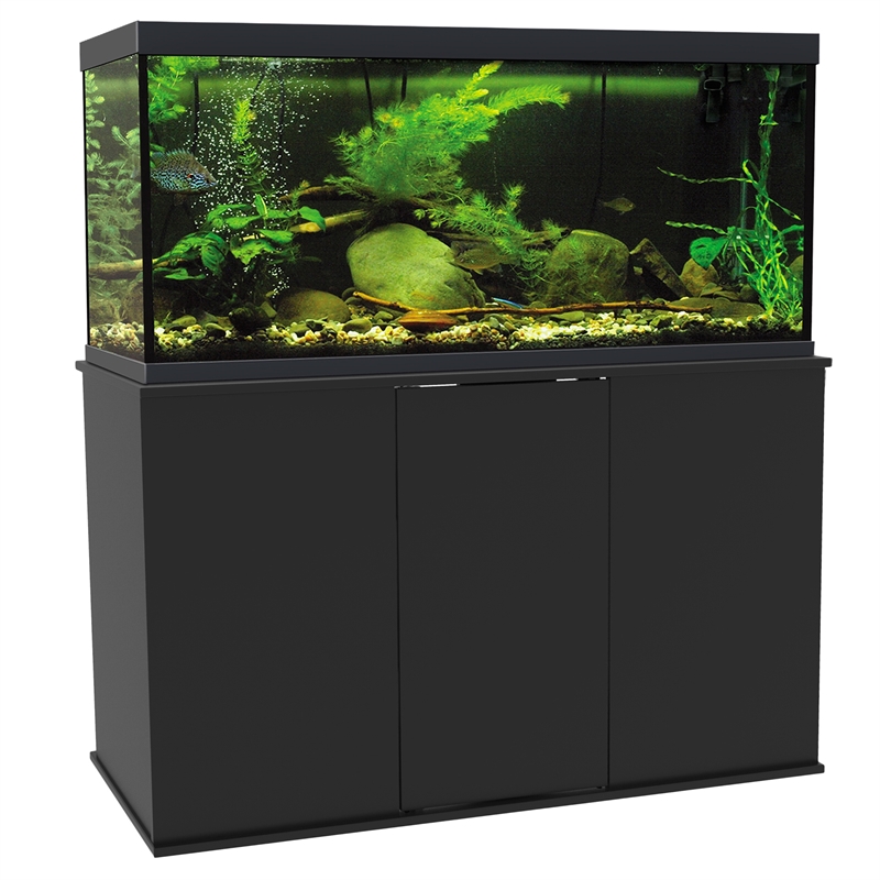Aquatic Fundamentals 75/90 Gallon Black Upright Aquarium Stand