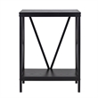 Aquatic Fundamentals 10 Gallon Steel X Frame Aquarium Stand with lower shelf