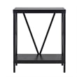 Aquatic Fundamentals 20 Gallon Steel X Frame Aquarium Stand with lower shelf