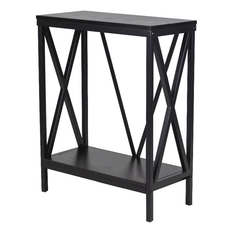 Aquatic Fundamentals 20 Gallon Steel X Frame Aquarium Stand with lower shelf