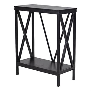 Aquatic Fundamentals 20 Gallon Steel X Frame Aquarium Stand with lower shelf