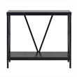 Aquatic Fundamentals 29/37 Gallon Steel X Frame Aquarium Stand with lower shelf