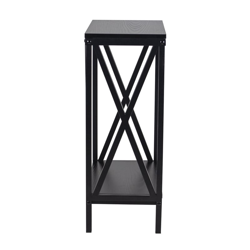 Aquatic Fundamentals 29/37 Gallon Steel X Frame Aquarium Stand with lower shelf