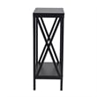 Aquatic Fundamentals 29/37 Gallon Steel X Frame Aquarium Stand with lower shelf