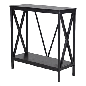 Aquatic Fundamentals 29/37 Gallon Steel X Frame Aquarium Stand with lower shelf