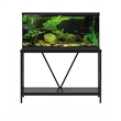 Aquatic Fundamentals 40/55 Gallon Steel X Frame Aquarium Stand with lower shelf