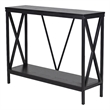 Aquatic Fundamentals 40/55 Gallon Steel X Frame Aquarium Stand with lower shelf