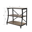 Aquatic Fundamentals 29/37 Gallon 3-Tier Aquarium Stand Swerved Front Leg