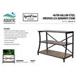 Aquatic Fundamentals 40/55 Gallon 3-Tier Aquarium Stand Swerved Front Leg
