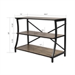 Aquatic Fundamentals 40/55 Gallon 3-Tier Aquarium Stand Swerved Front Leg