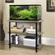 Aquatic Fundamentals 29/37 Gallon 3-Tier Aquarium Stand Gray Wash