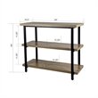 Aquatic Fundamentals 29/37 Gallon 3-Tier Aquarium Stand Gray Wash