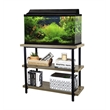 Aquatic Fundamentals 29/37 Gallon 3-Tier Aquarium Stand Gray Wash