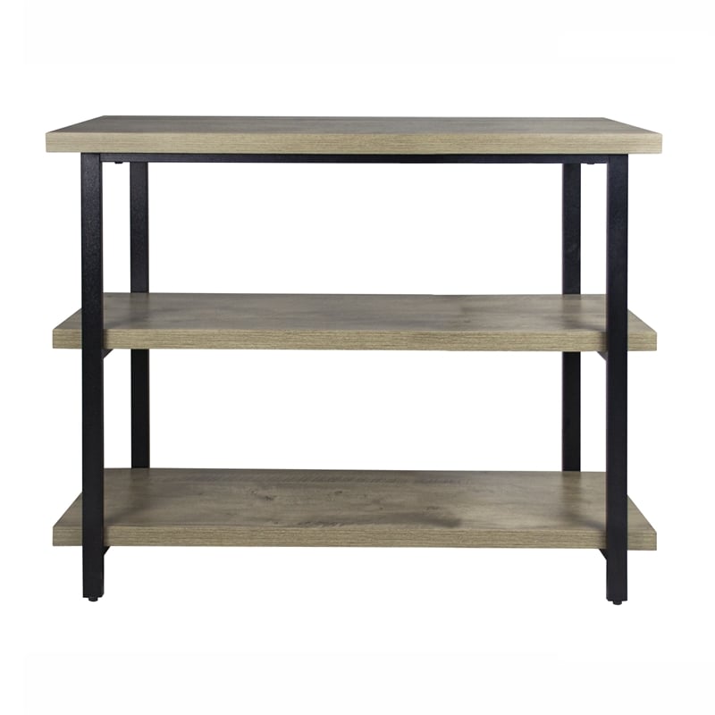 Aquatic Fundamentals 29/37 Gallon 3-Tier Aquarium Stand Gray Wash