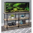 Aquatic Fundamentals 40/55 Gallon 3-Tier Aquarium Stand Gray Wash