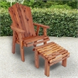 American Furniture Classics CEDAR Stationary Chair w Stationary Ottoman