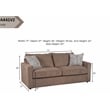 American Furniture Classics Delilah Sofa with 2 Throw Pillows