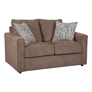 American Furniture Classics Delilah Loveseat with 2 Throw Pillows