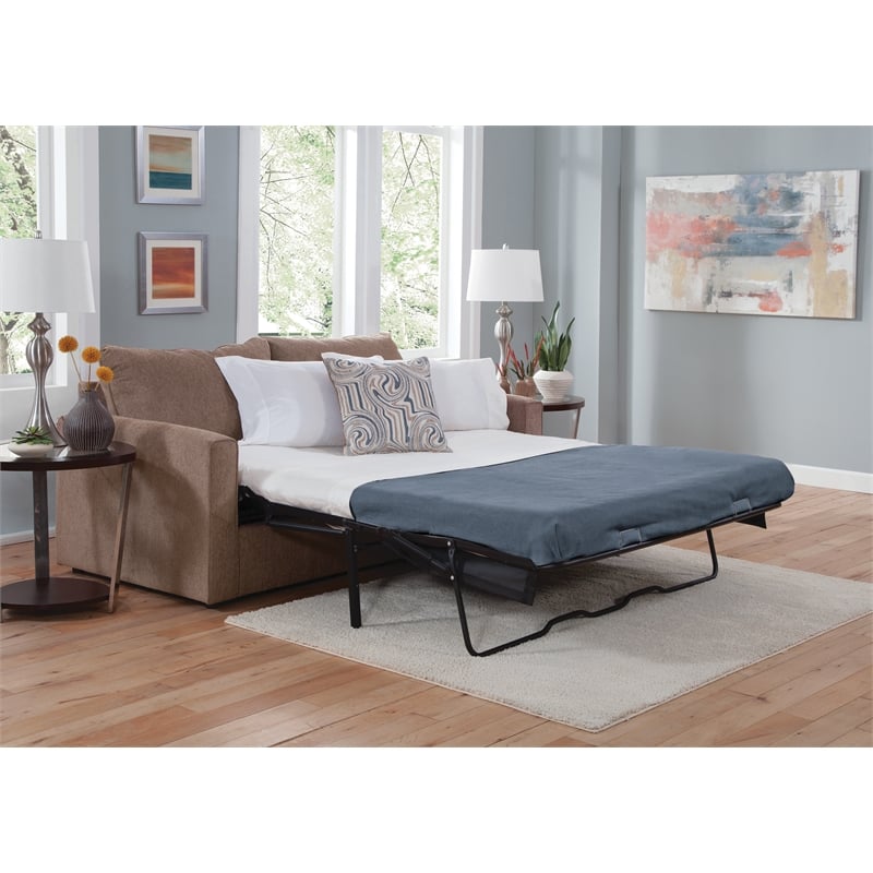 American Furniture Classics Delilah Sleeper Sofa with 2 Throw Pillows