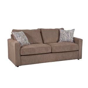 american furniture classics delilah sleeper sofa with 2 throw pillows