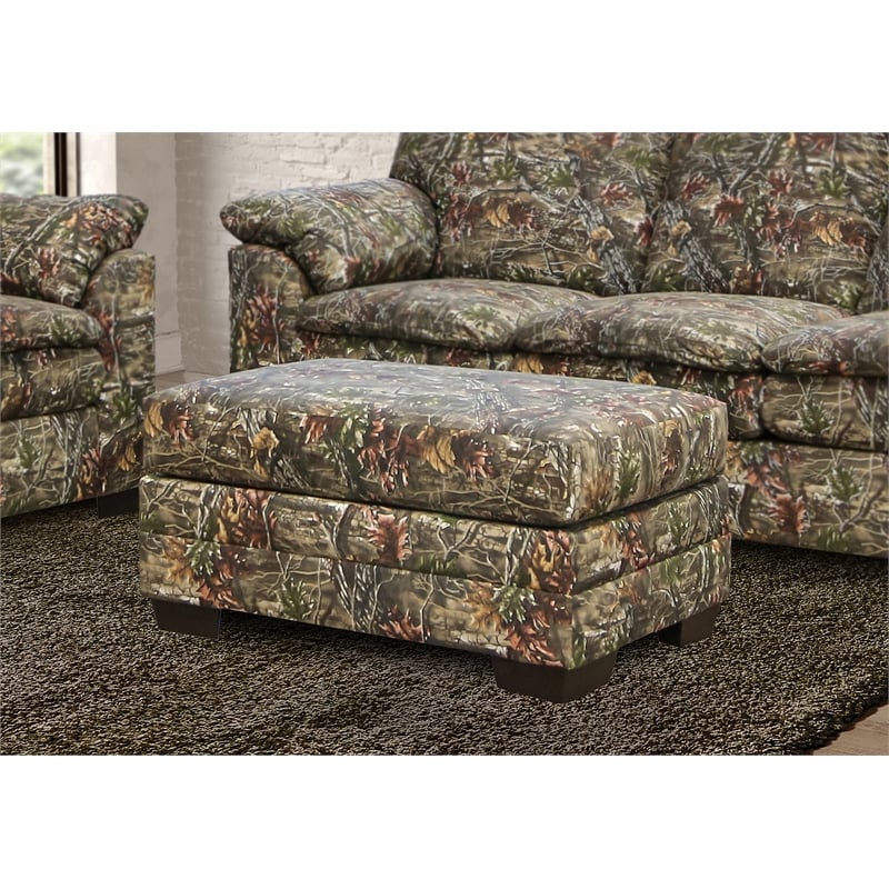 American Furniture Classics Upholstered Ottoman in Superflauge Camo