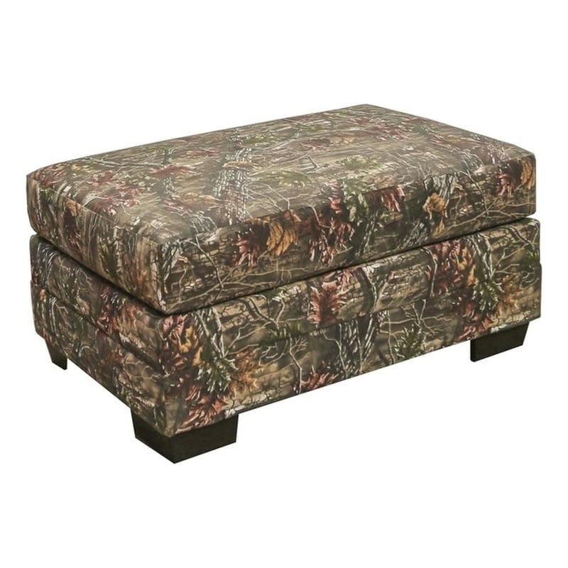 American Furniture Classics Upholstered Ottoman in Superflauge Camo