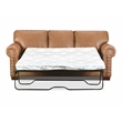 American Furniture Classics Vegan Leather Rolled Arm Sleeper Sofa