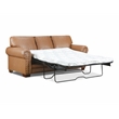 American Furniture Classics Vegan Leather Rolled Arm Sleeper Sofa