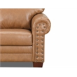 American Furniture Classics Vegan Leather Rolled Arm Sleeper Sofa