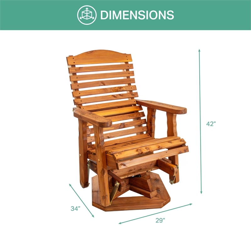 American Furniture Classics Slat Back Swivel Chair