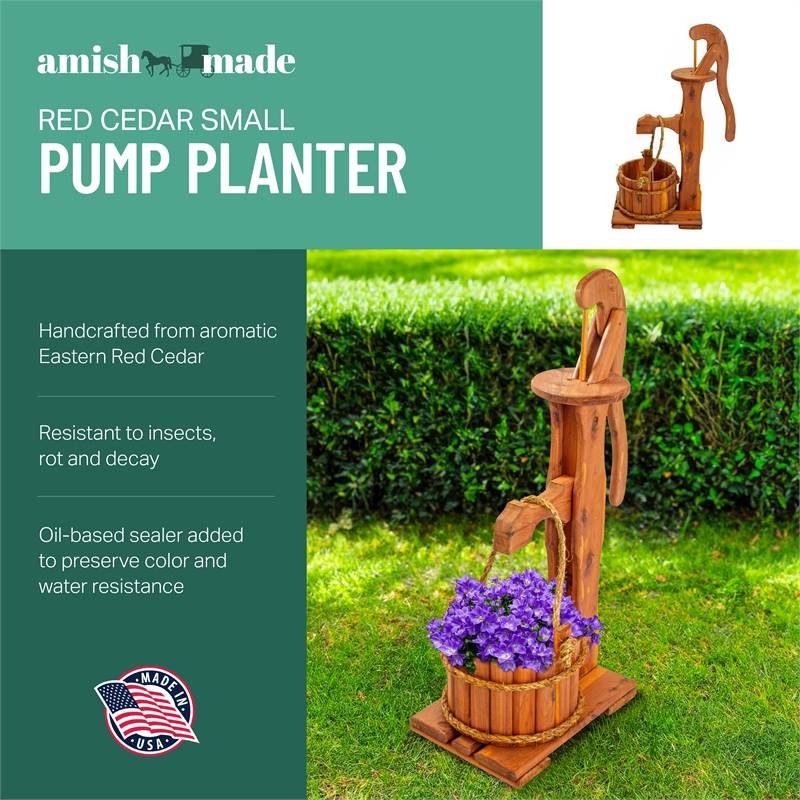 American Furniture Classics Small Pump Planter