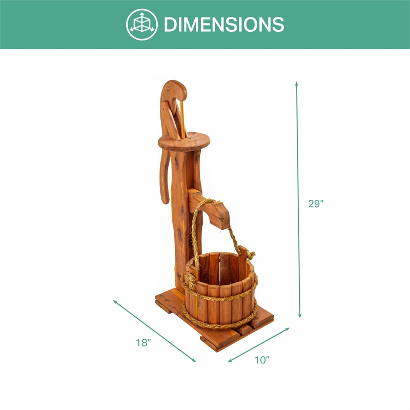 American Furniture Classics Small Pump Planter