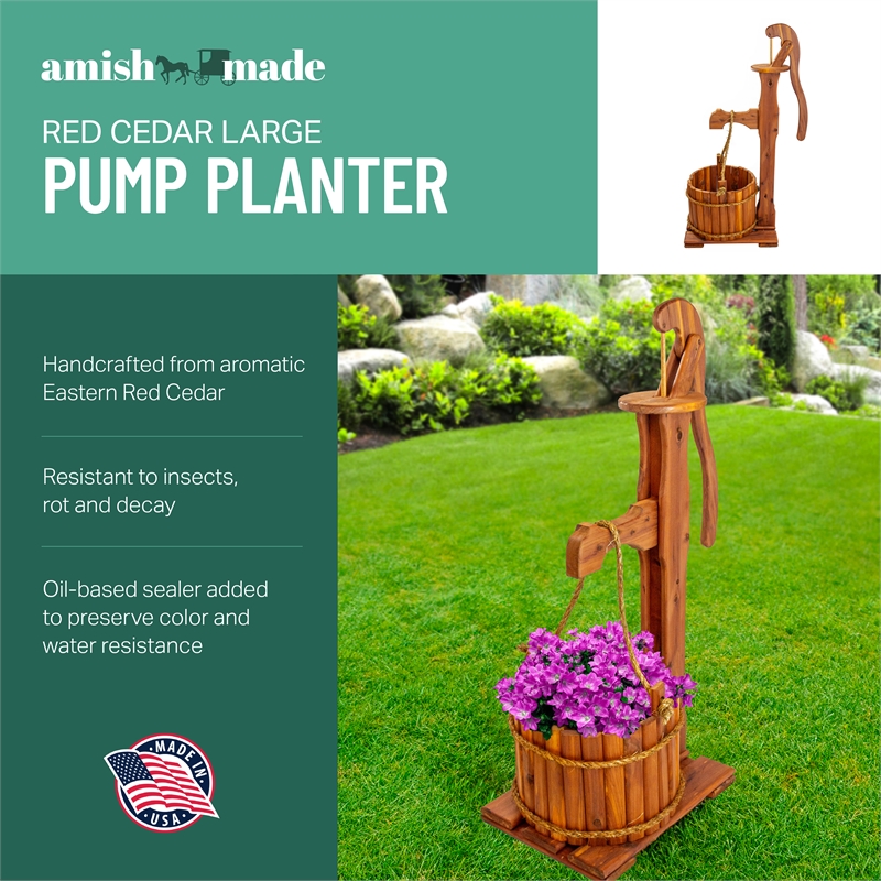 American Furniture Classics Large Pump Planter