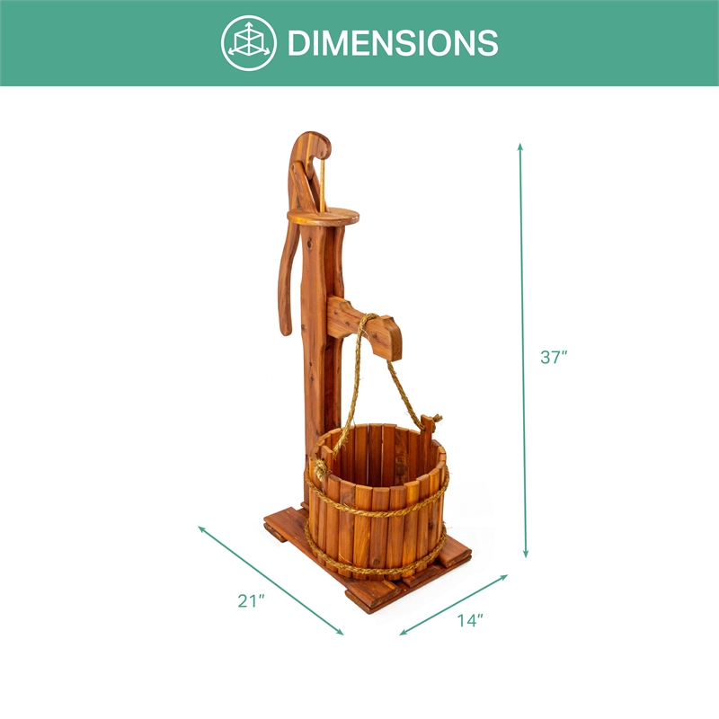 American Furniture Classics Large Pump Planter