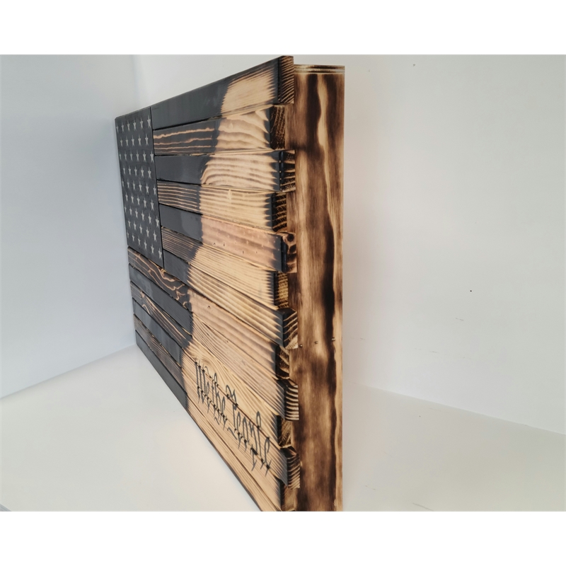 Large We The People Wall Hanging Gun Concealment with Two Secret Compartments