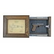 Picture Frame with Hidden Locking Gun Concealment Feature