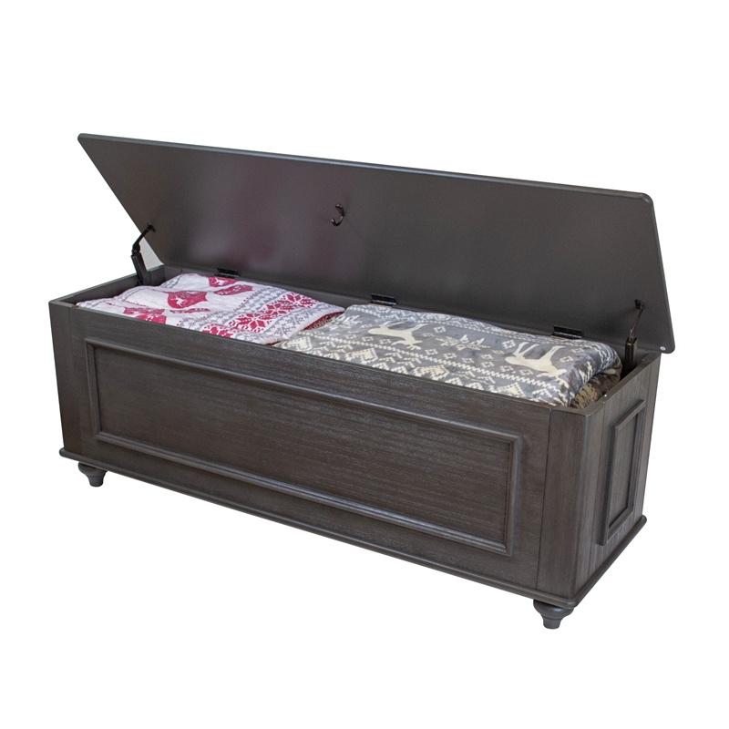 American Furniture Classics Model 548 Hope Chest with Gun Concealment Grey