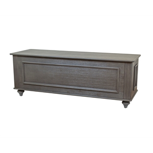 American Furniture Classics Model 548 Hope Chest with Gun Concealment Grey
