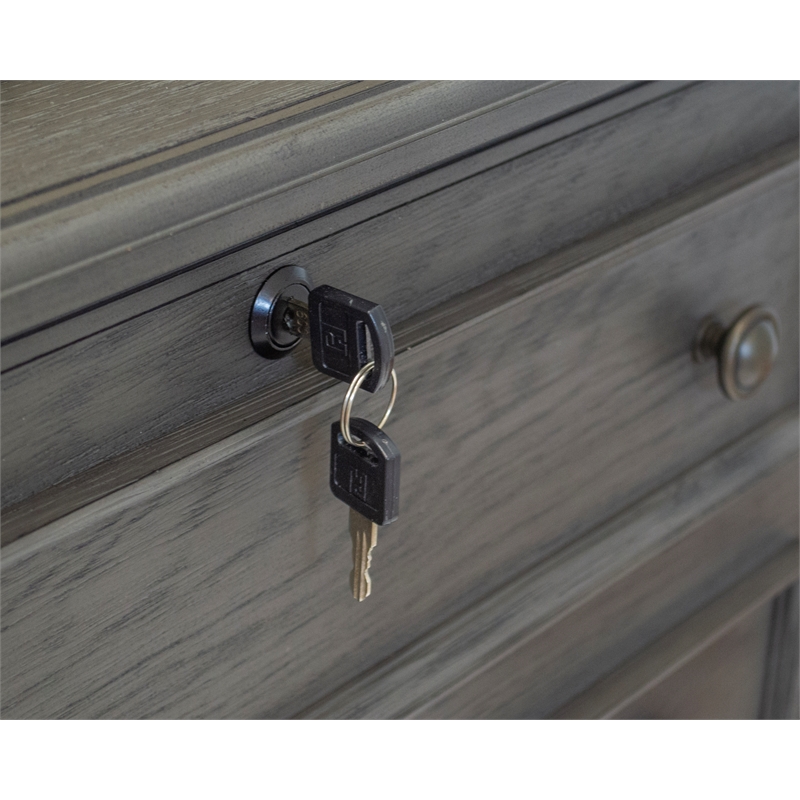 American Furniture Classics Model 860 Classic 12 Gun Cabinet Grey