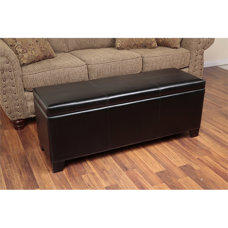 American Furniture Classics Model 502 Gun Concealment Bench - dark brown