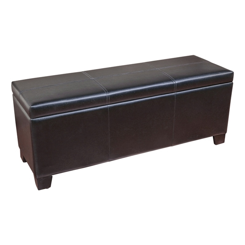 American Furniture Classics Model 502 Gun Concealment Bench - dark brown