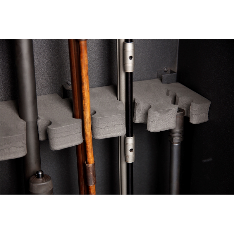 American Furniture Classics Model 901 5 Gun Metal Security Cabinet